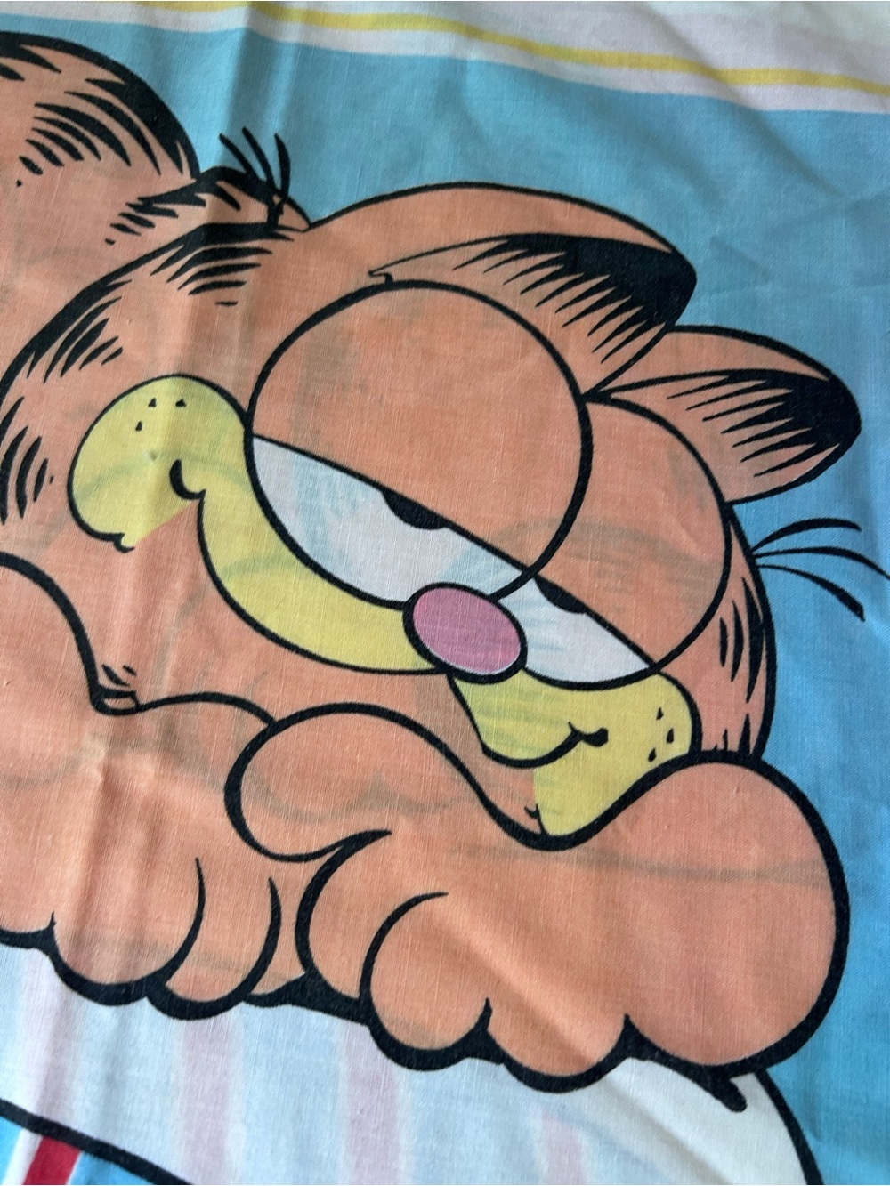 Garfield Vintage 1978 Queen size double sided Pillowcase - Picture 12 of 15